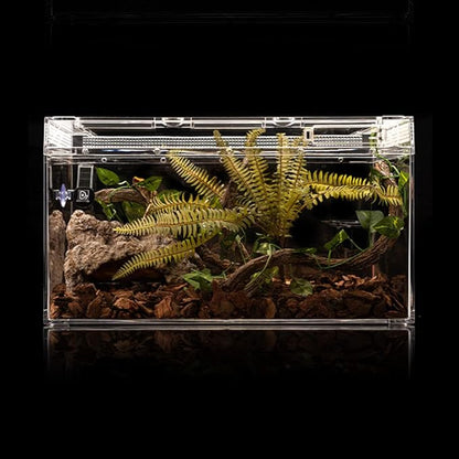 Reptile Simulation Rock Cave Hideouts Terrarium Habitat Décor Bearded Dragon Hideout for Turtles Lizards Snakes Crab (Large) LUCOSIU