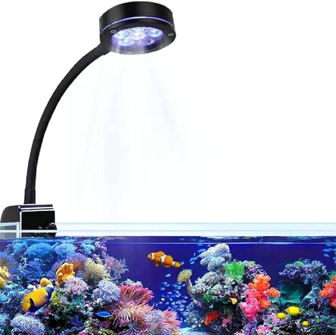 LED Aquarium Light - Coral Reef LED Fish Tank Light Saltwater Marine Nano Aquarium LPS SPS Lighting 18 Watts NILIPAL
