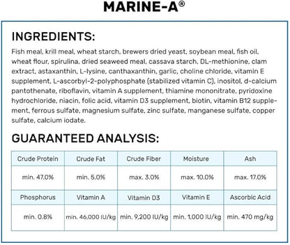 Hikari Marine-A Pellets Fish Food for Larger Marine Fish, 3.87 oz (110g) Hikari