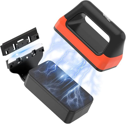 hygger Fish Tank Magnetic Glass Cleaner Two Detachable Algae Scraper for Aquarium Fish Tank，Floating Scrubber Brush Glass Algae Magnet Cleaning Tool for Small Aquariums Tank hygger