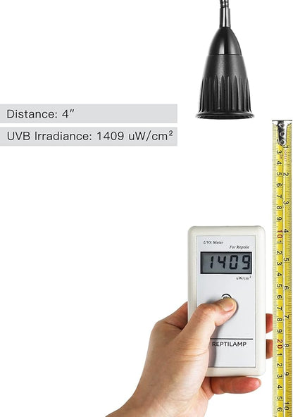 UVA UVB Reptile Light Lamp, R6225 UV LED Replacement for 26 Watts UVB10.0 CFL Bulb REPTILAMP