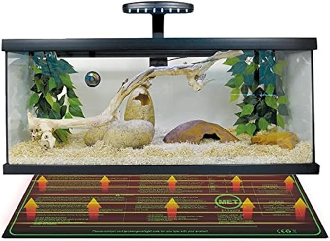 iPower GLHTMTS Durable Waterproof Seedling Heat Mat Warm Hydroponic Plant Germination Starting Pad, 10"x 20", Black iPower