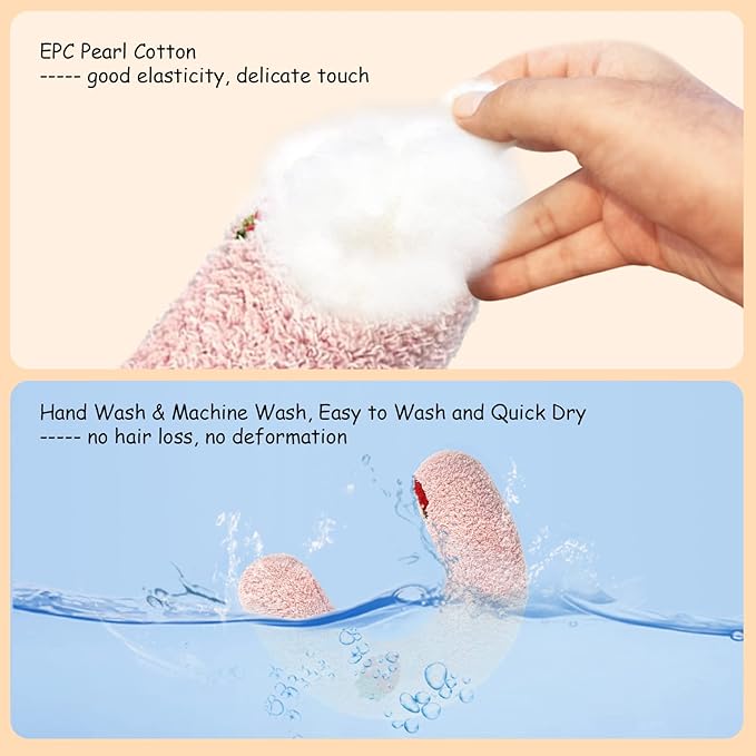 ucho Pillow for Cats, Ultra Soft Fluffy Pet Calming Toy Half Donut Cuddler, U-Shaped Pillow for Pet Cervical Protection Sleeping Improve- Pink ucho