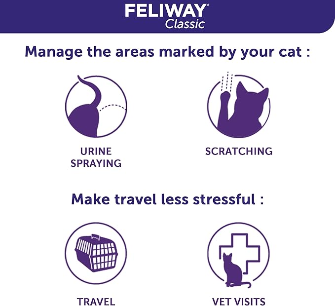 FELIWAY Classic Cat Calming Pheromone Spray (60 mL) Feliway%C2%AE