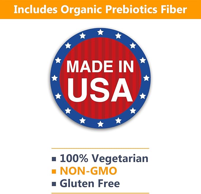 NewRhythm Probiotics 50 Billion CFU 20 Strains, 120 Veggie Capsules, Targeted Release Technology, Stomach Acid Resistant, No Need for Refrigeration, Non-GMO, Gluten Free NewRhythm