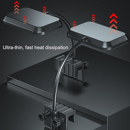 Carefree Fish Aquarium LED Light RA 92 USB 5V Fish Tank Clip Light 5730 8W 2PCS Bewatermyfriend