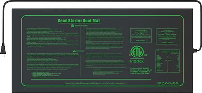 iPower Seedling Heat Mat Waterproof Durable Germination Station Warm Hydroponic Pad for Indoor Home Gardening Seed Starter iPower