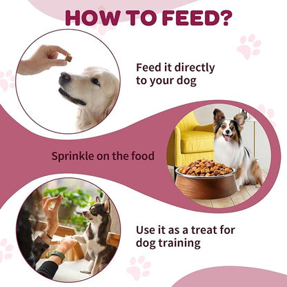 Probiotics for Dogs - Dog Probiotics and Digestive Enzymes for Digestive Health - Plus Fish Oil & Vitamins Supplement for Allergies & Immune & Itchy Skin, 120 Chicken Flavor Probiotic Soft Chews NATURETARGET