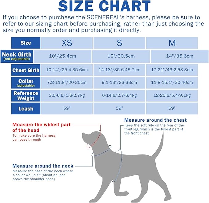 SCENEREAL No Pull Dog Harness Collar and Leash Set Small Medium Sized Dog, Soft Mesh Step in Puppy Harnesses, No Chock Plaid Adjustible Pet Vest for Outdoor Walking Training and Running, Purple M SCENEREAL