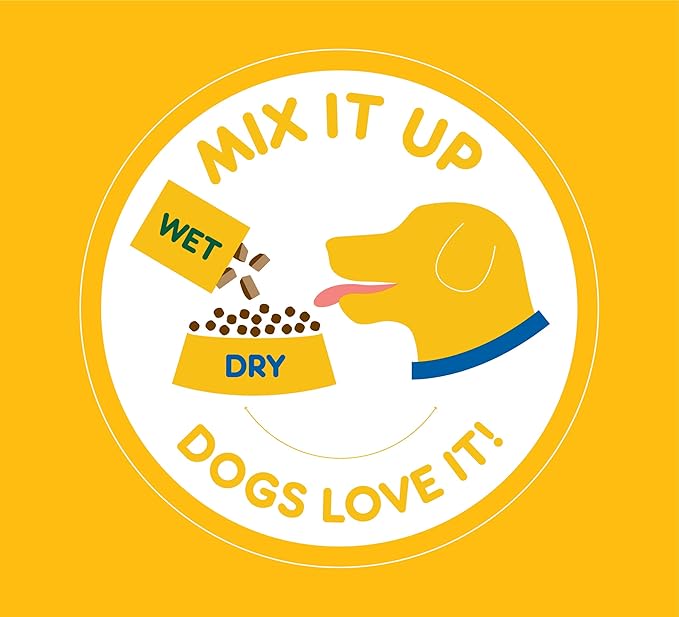 PEDIGREE CHOPPED GROUND DINNER Adult Canned Soft Wet Dog Food, Variety Pack, Filet Mignon & Bacon Flavor and Beef, Bacon & Cheese Flavor, (12) 13.2 oz. Cans - PAWPICO