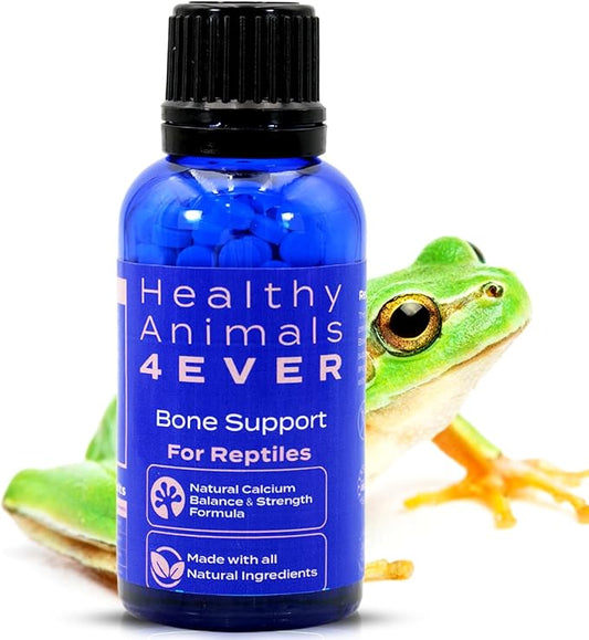 HealthyAnimals4Ever Bone Support for Reptiles - Natural Calcium Balance & Bone Strength Formula - Supports Bone Health, Mobility & Vitality - 300 Count HealthyAnimals4ever