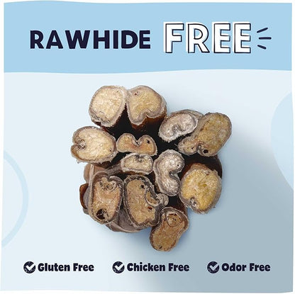 Pawstruck All-Natural 9" Bully Sticks for Dogs - Best Long Lasting, Rawhide Free, Low Odor & Grain Free Dental Chew Treat - Healthy Single Ingredient 100% Real Beef - 1 lb. Bag - PAWPICO