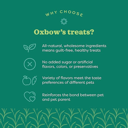 Oxbow Simple Rewards Baked Treats with Carrot, Dill, and Hay for Rabbits, Guinea Pigs, Chinchillas, and Small Pets, 3 Ounce (Pack of 1) OxbowAnimalHealth