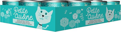 Petite Cuisine Grain Free Wet Cat Food, Sister Rose's Tuna, Pumpkin & Ocean Whitefish, 24 cans 2.8 oz - PAWPICO