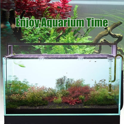 6 Pieces Aquarium Lid Clips, Transparent ABS Plastic Rimless Fish Tank Top Cover Support, Suitable for Plastic Dividers and DIY Anti-Jump LINLAN