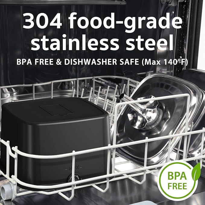 Veken Innovation Award Winner Stainless Steel Cat Water Fountain, 95oz/2.8L Automatic Pet Fountain Dog Water Dispenser with Replacement Filters & Silicone Mat for Cats, Dogs (Space Black) - PAWPICO