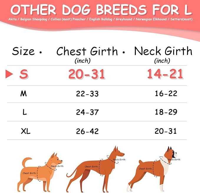 AUROTH No Pull Dog Harness - Small Size, Vest with Handle, Rose Red - PAWPICO