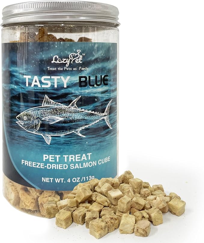 Freeze-Dried Salmon Training Raw Single Ingredient Cat Treats, Solve Pet's Picky Eating Problem(Salmon) - PAWPICO