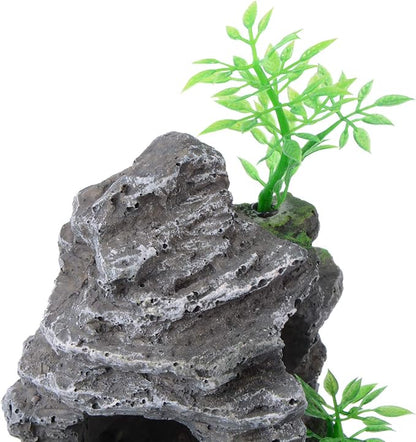 Saim Mountain View Aquarium Ornament Fish Tank Decoration-Small Size Saim