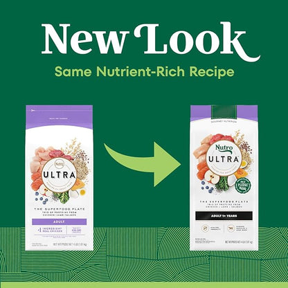 Nutro Ultra Adult Dry Dog Food with a Trio of Proteins from Chicken, Lamb and Salmon, 4 lb. Bag - PAWPICO