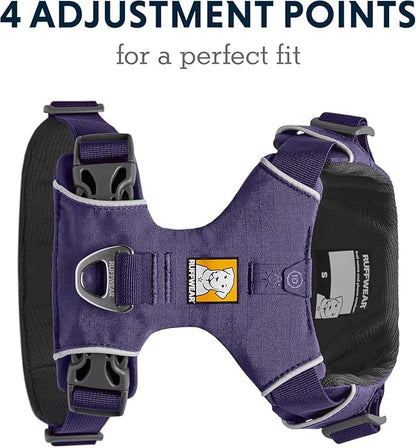 Ruffwear, Front Range Dog Harness, Reflective and Padded Harness for Training and Everyday, Purple Sage, Small RuffwearInc