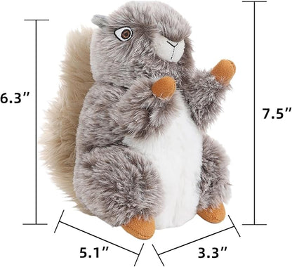 DODODOLA Dog Toys Plush Squirrel Dog Toy Stuffed Animals Chew Toy Soft Squeaky Dog Gift Toys for Small Medium Big Large Dogs Pet - PAWPICO