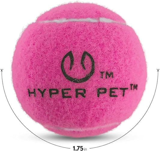 Hyper Pet MINI Tennis Balls for Dogs (Pet Safe Dog Ball Dog Tennis Balls for Exercise & Training) Dog Ball Interactive Dog Toys work with Hyper Pet K9 Kannon MINI Dog Ball Launcher - 4 Pack MINI Pink - PAWPICO