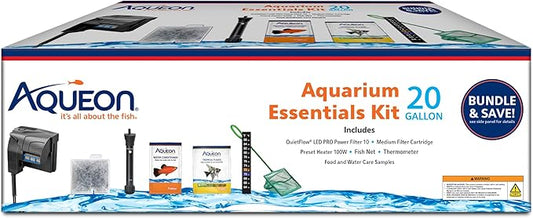 Aqueon Fish Tank Aquarium Essentials Starter Kit for 20 Gallon Tanks Aqueon