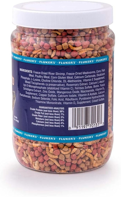 Fluker's Flukers 70131 Buffet Blend Aquatic Formula Turtle Food, 12oz Flukers