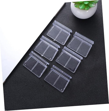 10Pcs Transparent Plastic Aquarium Cover Bracket Supports for Home Fish Tanks Durable Clips for Secure Lid Placement Aquariums BUGUUYO
