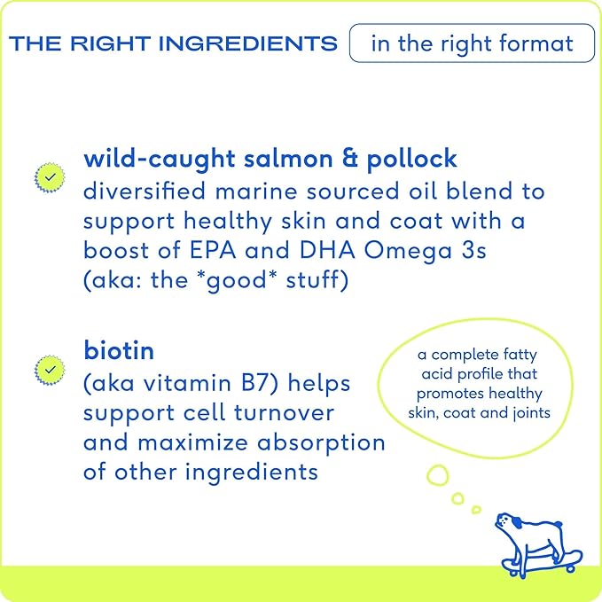 Native Pet Omega 3 Fish Oil for Dogs 8 oz - Made with Wild Alaskan Salmon Oil for Dogs - EPA DHA - Supports Itchy Skin, Mobility - Liquid Pump is Easy to Serve - Omega 3 Oil for Dogs NativePet