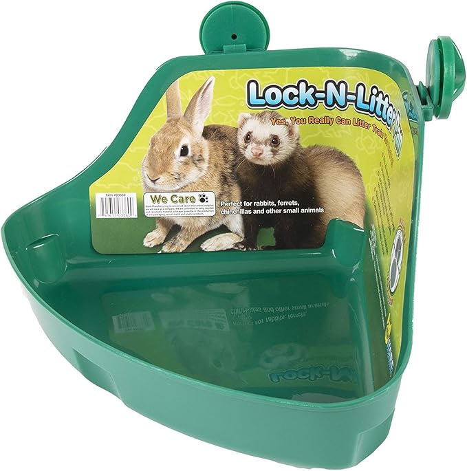 Ware Manufacturing (2 Pack) Plastic Lock-N-Litter Pan for Small Pets - Size Regular Ware+Manufacturing