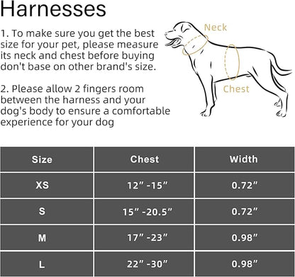 Striped Dog Harness Collar and Leash Set, Polyester Webbing Dog Collar Easy Walking and Training Dog Harness and Leash 3-in-1 Suit Adjustable Dog Harness Collar Leash Set for Dogs(Purple, M) Tiffpaws