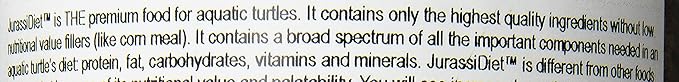 JurassiDiet - Aquatic Turtle, 900 g / 2 lbs Jurassipet