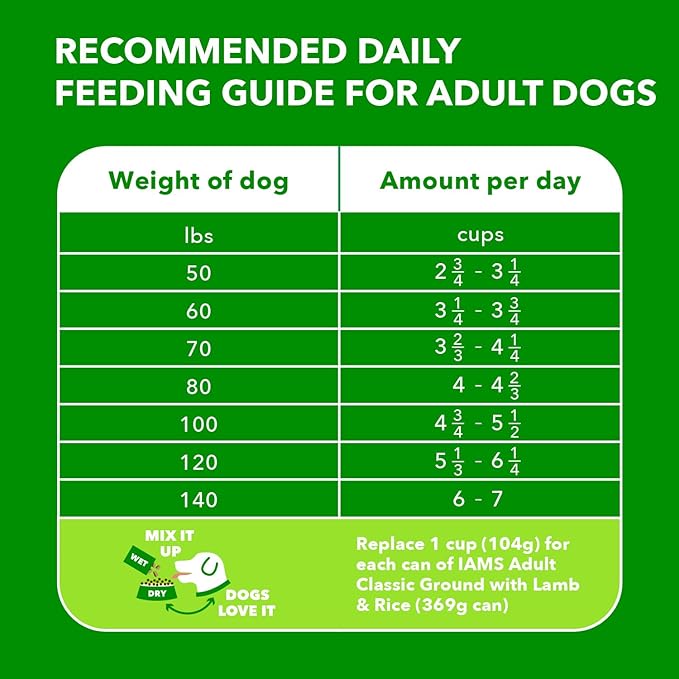 IAMS Large Breed Adult Dry Dog Food Lamb & Rice Recipe, 15 lb. Bag - PAWPICO