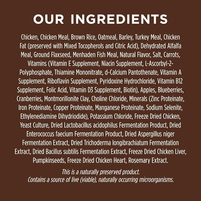 Instinct Be Natural Real Chicken & Brown Rice Recipe Natural Dry Dog Food, 25 lb. Bag - PAWPICO