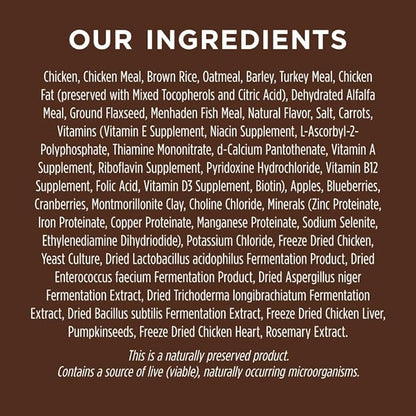 Instinct Be Natural Real Chicken & Brown Rice Recipe Natural Dry Dog Food, 25 lb. Bag - PAWPICO