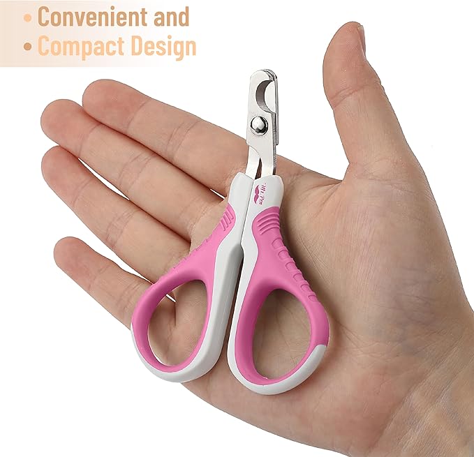 Mr. Pen- Cat Nail Clipper, Pink, Cat Nail Trimmer, Cat Nail Clippers, Cat Claw Clippers, Cat Clippers for Nails, Pet Nail Clippers, Kitten Nail Clipper, Small Dog Nail Clipper, Cat Claw Trimmer - PAWPICO