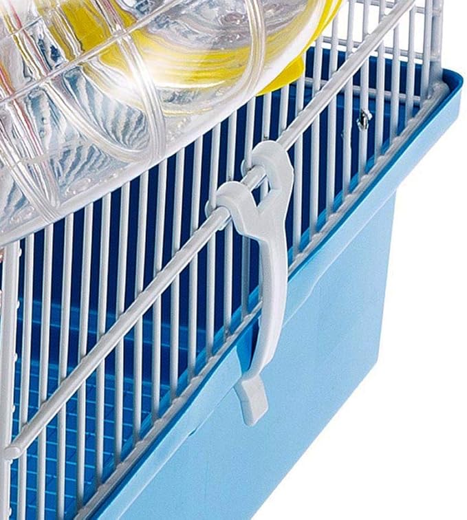 Ferplast Paula Small Hamster Cage | Fun & Interactive Cage Measures Measures 18.11L x 11.61W x 9.6H & Includes All Accessories Ferplast