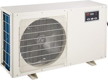 VEVOR Aquarium Chiller, 500 Gal 1892 L, 1.5 HP Hydroponic Water Chiller, Quiet Refrigeration Compressor for Seawater and Fresh Water, Fish Tank Cooling System with Pump/Hose, for Jellyfish, Coral Reef VEVOR