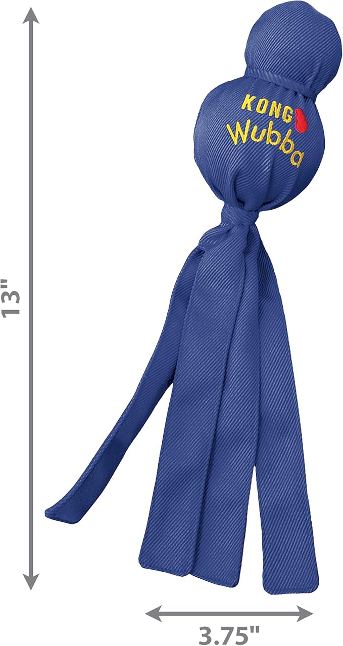 KONG Wubba - Dog Toy for Tug of War & Fetch - Dog Supplies for Puppy & Dog Playtime - Outdoor & Indoor Dog Toy - for Large Dogs - PAWPICO