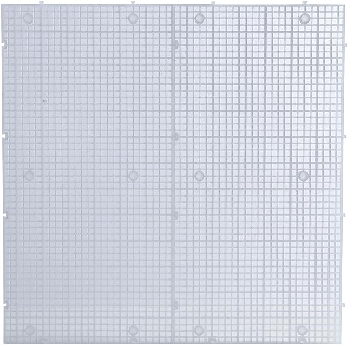 ALEGI Plastic Grid Divider Tray Egg Crate Louvre Aquarium Fish Tank Bottom Isolation with Bracket (4pcs) ALEGIAquarium