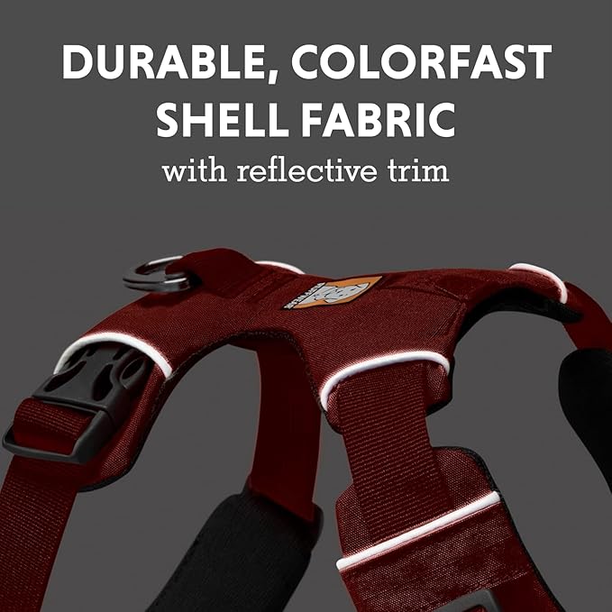 Ruffwear, Front Range Dog Harness, Reflective and Padded Harness for Training and Everyday, Red Clay, X-Small RuffwearInc