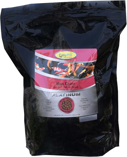 EasyPro PC5 Platinum Koi & Goldfish Food, 5 lb EasyProPondProducts