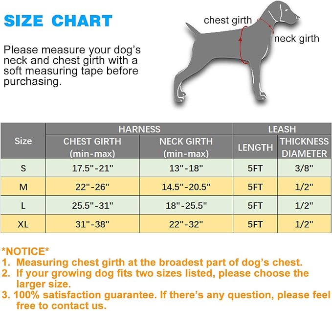 No Pull Dog Harness Adjustable Reflective Oxford Easy Control Medium Large Dog Harness with A Free Heavy Duty 5ft Dog Leash (XL (Neck: 21.5"-33", Chest: 30"-39.5"), Purple Harness+Leash) tobeDRI
