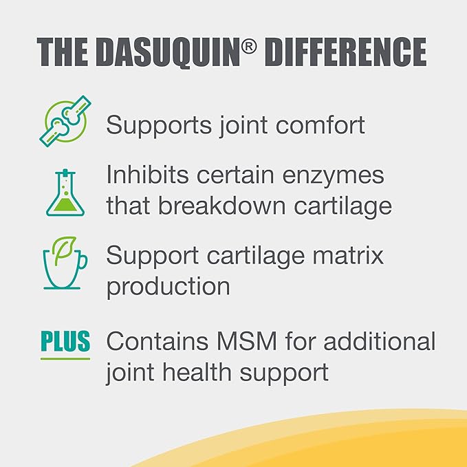Nutramax Laboratories Dasuquin with MSM Joint Health Supplement for Large Dogs - With Glucosamine, MSM, Chondroitin, ASU, Boswellia Serrata Extract, and Green Tea Extract, 150 Soft Chews NutramaxLaboratories