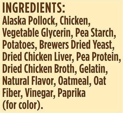 Blue Buffalo True Chews Natural Chewy Cat Treats, Alaska Pollock 3 oz bag BlueBuffaloCompanyLtd