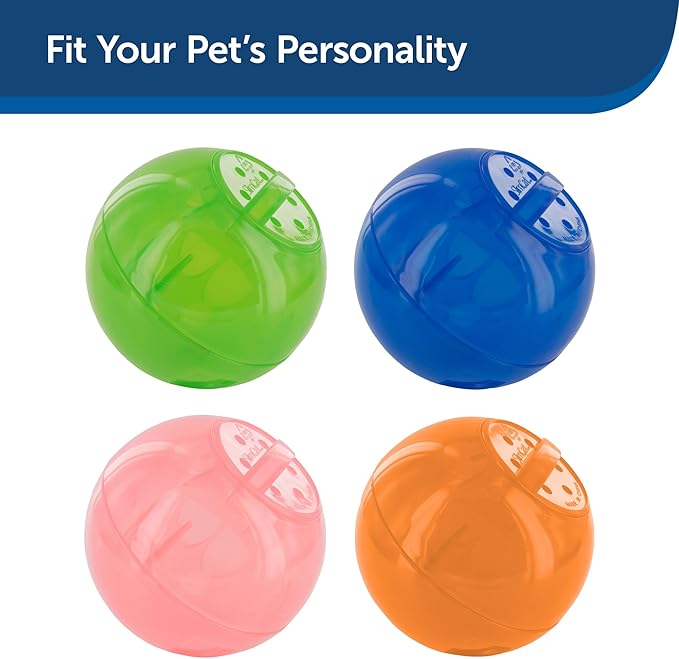 PetSafe Slimcat Feeder Ball - Interactive Game for Your Cat - Fill with Food and Treats - Green - PAWPICO