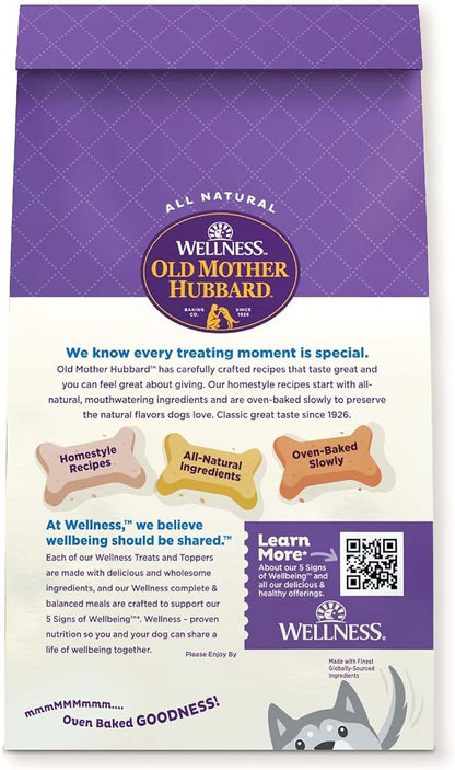 Old Mother Hubbard by Wellness Classic Original Mix Natural Dog Treats, Crunchy Oven-Baked Biscuits, Ideal for Training, Small Size, 20 ounce bag - PAWPICO