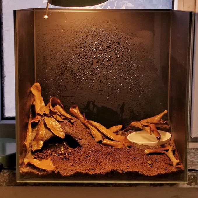 BNOSDM Reptile Soil Substrate Fluffy Small-Strand Reptile Substrate and Snake Bedding Clean Natural Terrarium Bedding for Lizards Snakes Tortoises Tarantulas BNOSDM